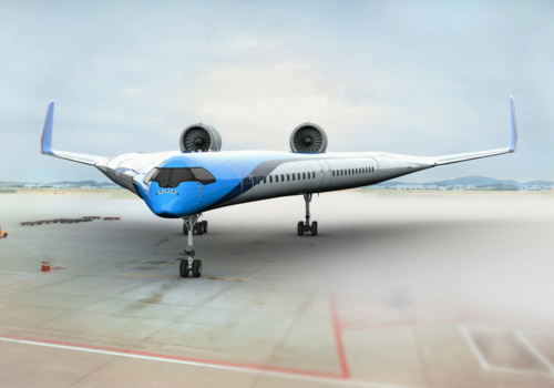 Модель самолета KLM Flying-V совершил первый полет